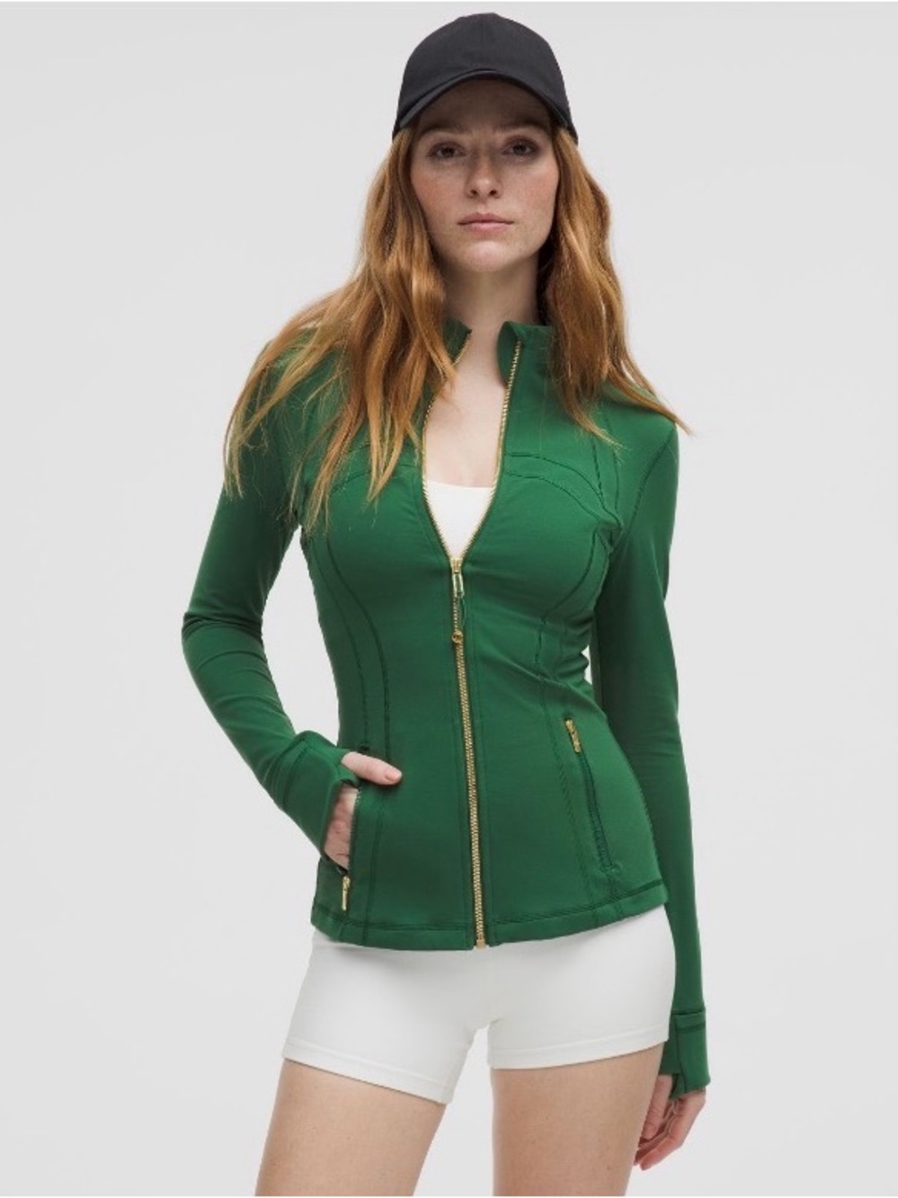 lululemon define jacket everglade green size 4